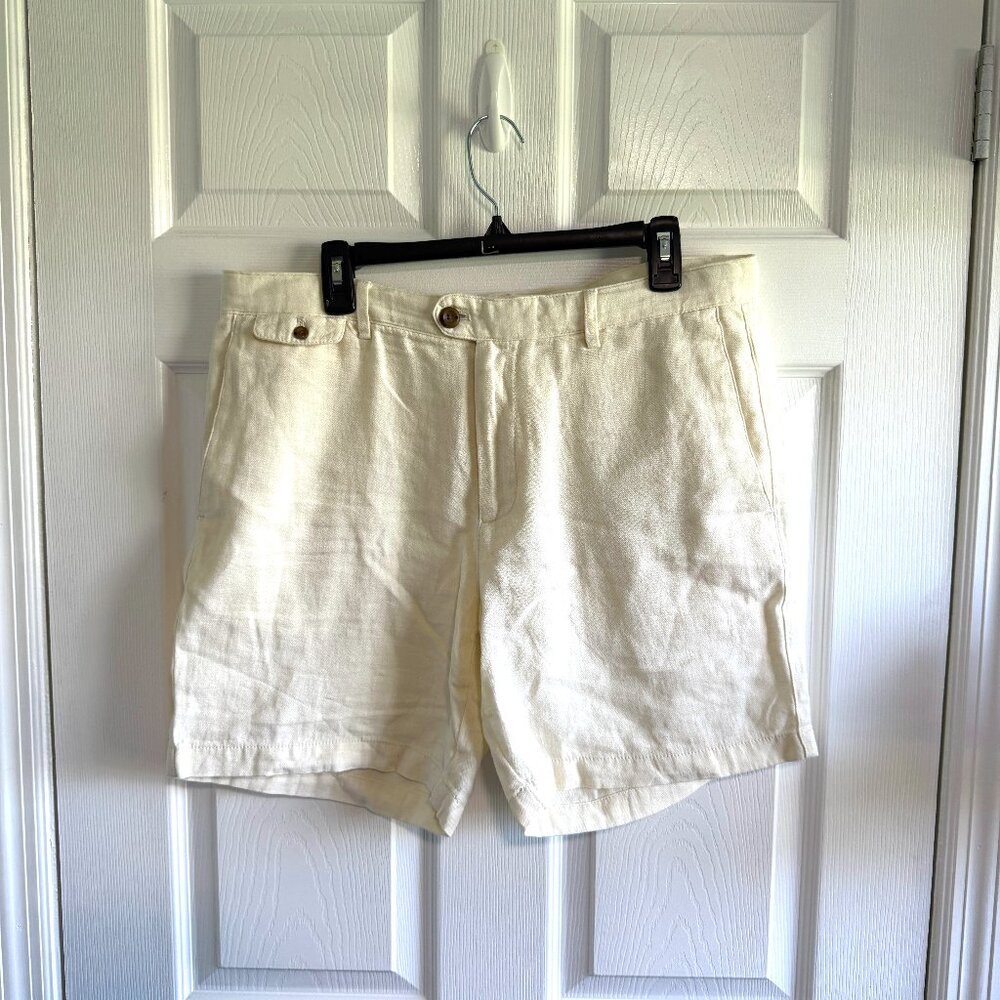 Banana Republic Woman's Linen-Blend Shorts Size 34